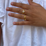 Heart Claw Stone Ring
