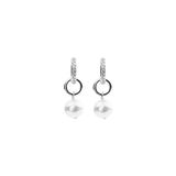 Pearl Glitter Hoops