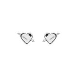 Heart Arrow Studs