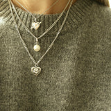 Tied Heart Necklace