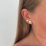 Heart Arrow Studs