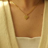 Tied Heart Necklace