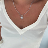 Tied Heart Necklace