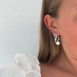 Pearl Glitter Hoops