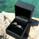 Heart Claw Stone Ring