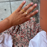 Heart Claw Stone Ring