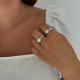 Pearl Claw Ring