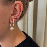 Heart Claw Stone Studs