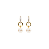 Pearl Glitter Hoops