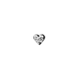 Tied Heart Stud
