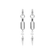 Adora Earrings in silver with pearl and spike detail