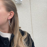 alice earrings silver from side